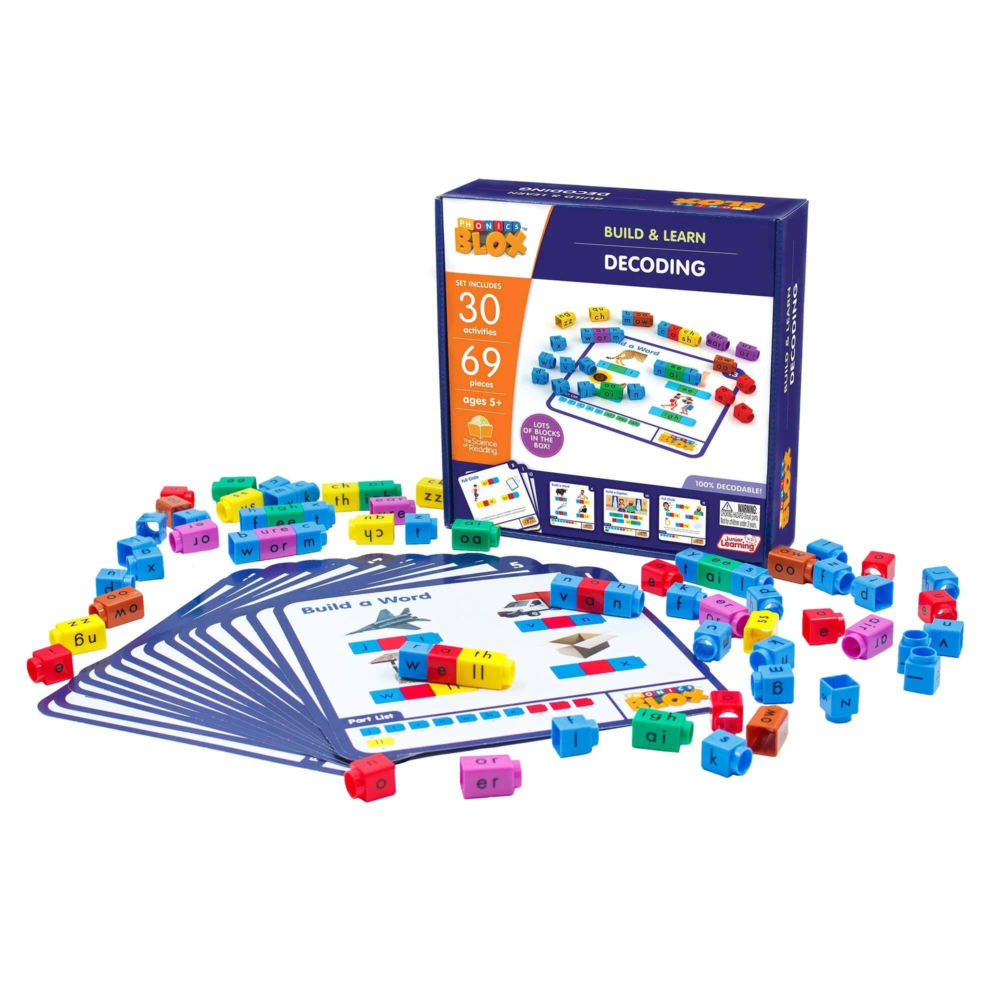 Junior Learning® Decoding Phase 3 Rainbow Phonics Set